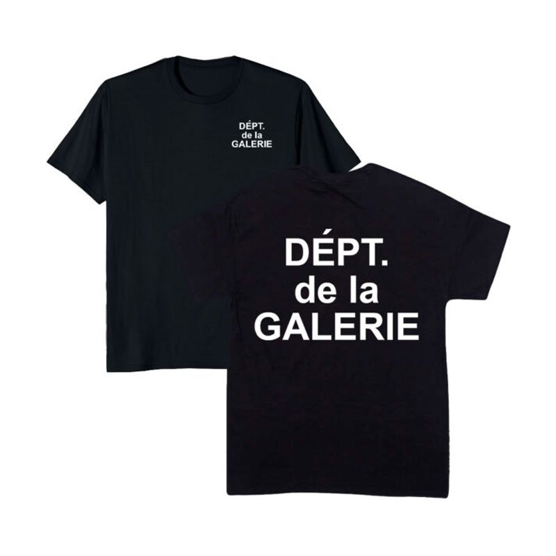 Dept De La Galerie Front And Back Print Tshirt