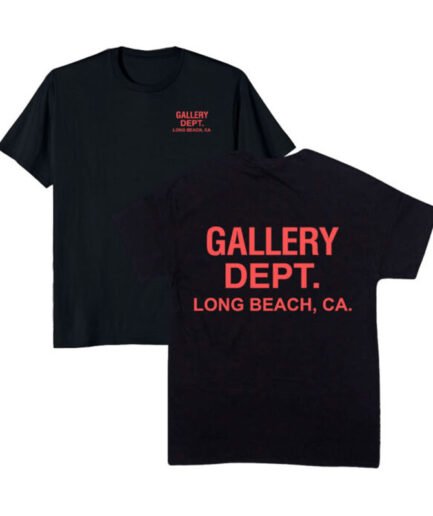 Gallery Dept Long Beach Ca Front Back Print Tshirt
