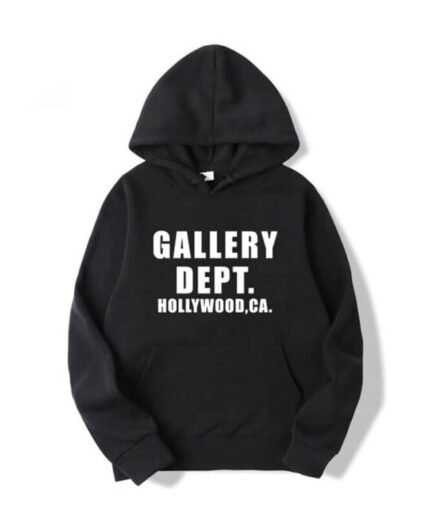 Gallery Dept Hollywood CA Letter Print Hoodie