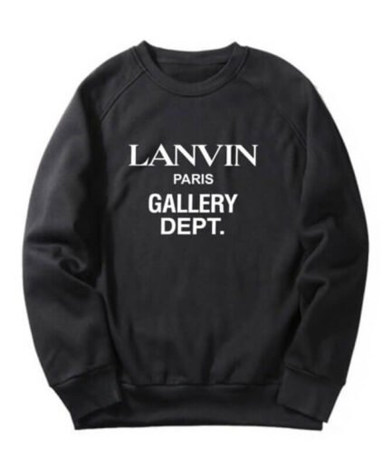 Letter Print Lanvin Paris Gallery Dept Sweatshirt